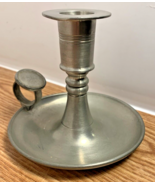 Victorian Styled Royal Holland Pewter KMD Daalderop Candleholder [e-06] - $14.10 CAD