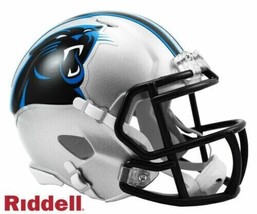* Sale * Carolina Panthers Speed Mini Nfl Football Helmet Riddell! - £24.25 GBP