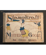 Stampkraft Mother Goose &amp; Other Rhymes 1919 - Antique Vintage Book Colle... - $17.50