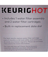 Keurig Hot Water Filter Starter Kit Classic Series assembly and 4 Month ... - £7.43 GBP