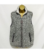 True Grit Frosty Tip Double Up Vest Gray Full Zip Adult Size S - $28.67 CAD
