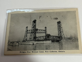 Postcard Port Colborne, Ontario Canada Bridge 1945 Vintage Posted - £5.66 GBP