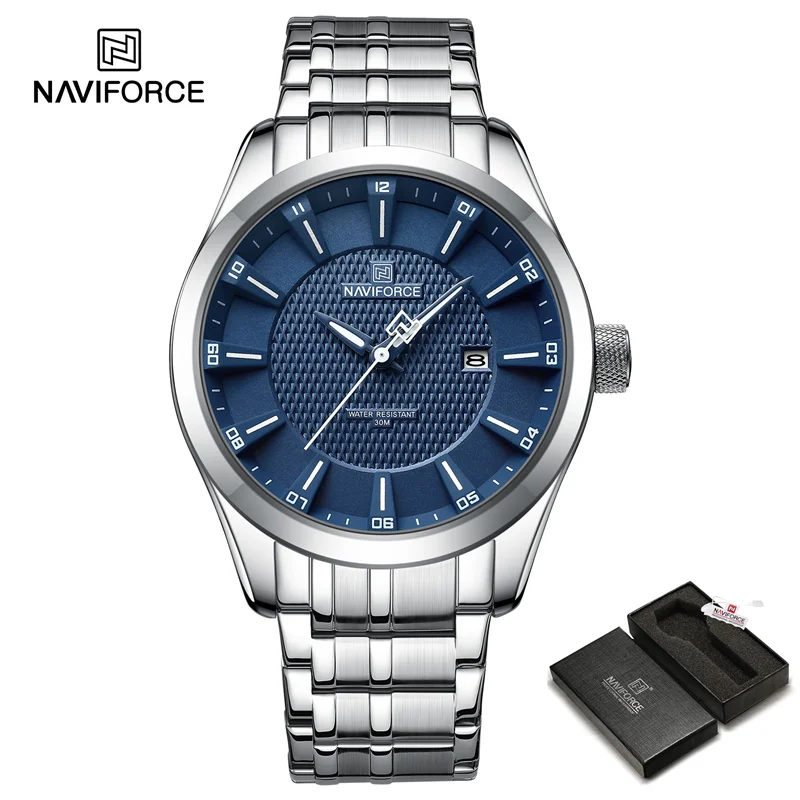  Simple Casual Men&#39;s Watch Waterproof High Quality Male Stainless Steel Band Qua - £28.68 GBP