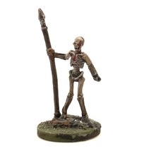 Reaper Miniatures Skeleton Warrior Spearman 1 Painted Models Skeletal Bones - $25.00