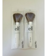 2 X e.l.f. Total Face Brush Blending Use for Powders and Bronzers Makeup... - £11.01 GBP