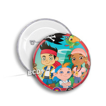 Jake &amp; Neverland BUTTON Pin Pinback Buttons Badge Gift  - $2.99