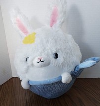 Squishable Bunny Rabbit Mermaid 2016 Blue Sequins Plush Stuffed Toy - £8.03 GBP