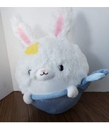 Squishable Bunny Rabbit Mermaid 2016 Blue Sequins Plush Stuffed Toy - £7.81 GBP