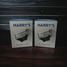 2x Harrys Mens Razor Blades 4x 5-Blade Cartridges Refills Genuine Bundle  - £16.11 GBP