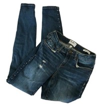 WILLIAM RAST Womens Jeans Perfect Skinny Ripped Studded Distressed Size 25 - £9.05 GBP