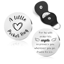 Bible Verse Keychain Jesus Keychain Christian Gifts For Women Faith Angel Keycha - $15.82