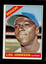 Vintage 1966 Topps Baseball Trading Card #13 Lou Johnson La Dodgers Outfield - £6.71 GBP