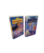 Vtg Walt Disney The Lion King &amp; Pocahontas Masterpiece Collection 2 VHS ... - £23.74 GBP