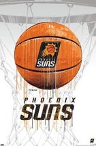 Phoenix Suns NBA Metal Sign 12x8in Basketball Wall Decor - $34.84 CAD