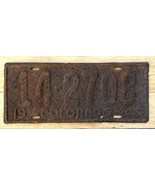 Vintage 1946 COLORADO License Plate - 14-2708 - Rusty - €40,27 EUR