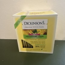 Dickinson&#39;s Original Witch Hazel Refreshingly Clean Towelettes 20 ct, 1 Box New! - £22.05 GBP