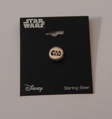 Sterling Silver Disney Star Wars Logo Charm Bead NEW - $34.99