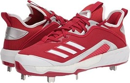 Adidas Men's Boost Icon 6 Metal Baseball Cleats EG6550 Red Size 9 - $99.99