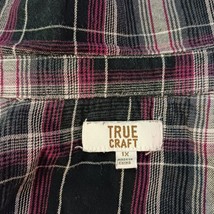True Craft Button Up Men's Flannel Multicolor Shirt Long Sleeve Size 1X image 3