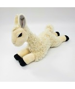 Aurora Llama Cream w Black Feet Laying Soft 13&quot; Plush Stuffed Animal Toy... - €13,01 EUR