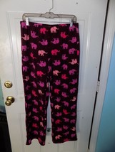 SONOMA ELEPHANT PRINT PAJAMA PANTS SIZE S WOMEN&#39;S - £15.51 GBP