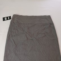 Ashley Blue SKTX Women's 2X Black & White A-Line Pull-On Elastic Waist Skirt image 2