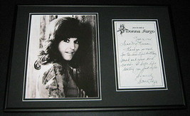 Donna Fargo Signed Framed 12x18 Photo &amp; Letter Display - £54.75 GBP