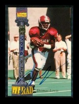 1994 Signature Rookies Autograph Football Card Xxxviii Thomas Lewis Giants Le - £7.44 GBP