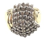 50 Women&#39;s Cluster ring 14kt Yellow Gold 396756 - £405.16 GBP