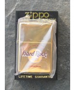 Hard Rock Cafe EDINBURGH, Scotland Zippo Lighter 1998 Polished Brass - $629.20 MXN