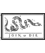 JOIN OR DIE  DONT TREAD ON ME 3 X 5 FLAG 3x5  FL545 SIGNS new  tea party... - $90.24 MXN