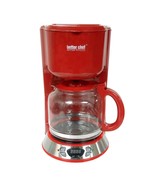 Better Chef 12 Cup Stainless Steel Programmable Coffee Maker in Red - $95.90 CAD