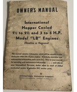 Owner’s Manual 1945 INTERNATIONAL HOPPER COOLED Model Engines Harvester ... - $20.35 CAD