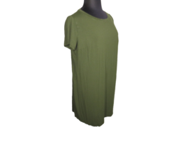 Ava and Viv Women&#39;s Olive Stretchy Tee Shirt Dress Plus Size 2X - $14.99