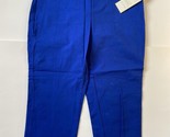J106 Dana Buchman Size S Stretch Midrise Capris - Blue - New - $19.34