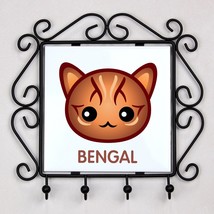 A key rack, hangers with Bengal. A new collection with the cute Art-dog cat - £18.17 GBP