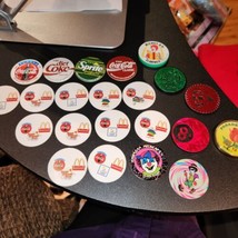 Vintage 90s POGs, milk caps and slammers bundle, 22 in total - £13.96 GBP