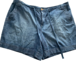 Natural Reflections Denim Flat Front Shorts Size 22W - $21.84