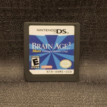Brain Age 2: More Training in Minutes a Day (Nintendo DS, 2007) Video Game - $5.45