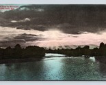 Rogue River Night View Grants Pass Oregon OR UNP DB Postcard P12 - £10.87 GBP