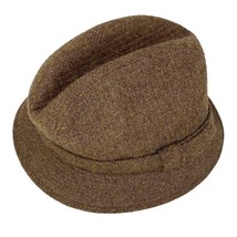 Vintage Stetson Fedora Water Repellent Brown Wool M 7-7.5 - £31.56 GBP