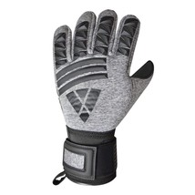 Vizari Pasadena Soccer Goalkeeper Gloves | Black/Silver, Size 6 - $26.99
