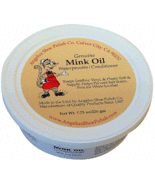 Angelus MINK OIL Paste 7.6 oz Conditioner WaterProofer Leather Boots Shoes - £30.05 GBP