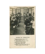 Please Mr. Conductor #1 RPPC Antique 1905 Bamforth Train Photo Postcard ... - £7.66 GBP