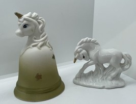 Two unicorns vintage one Kmart one a bell 80s style collectibles - $9.49