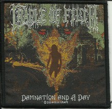 Cradle Of Filth Damnation And Day 2004 Woven Sew On Patch No Longer Made Cof - £9.33 GBP