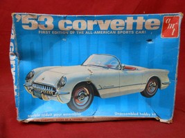 Vintage ‘53 Corvette Model Car Kit First Edition All-American Sports Car - $24.74