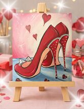 Valentine's Love for Heels Painting Kit - Paint Your Own - Hand-Drawn - ... - $38.00