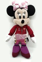 Disney Mickey Roadster Racers Musical Racer Pals 11&quot; Plush Minnie Mouse - £9.27 GBP