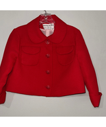 Morton Myles for Smith and Jones Chic Red Button-Up Jacket - €50,26 EUR